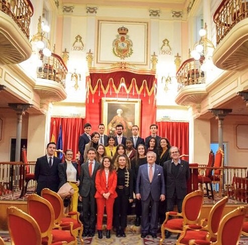 Visita a la Real Academia de Jurisprudencia y Legislacion Visita a la Real Academia de Jurisprudencia y Legislacion